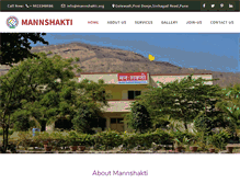 Tablet Screenshot of mannshakti.org